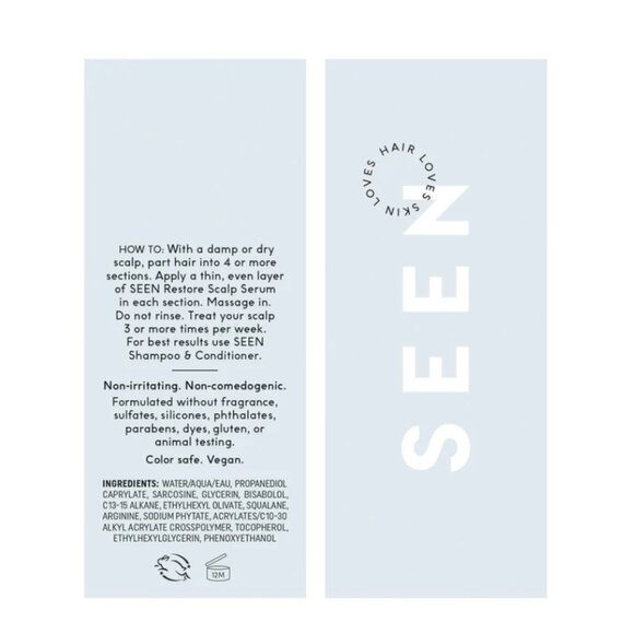 NEW SEEN Restore Scalp Serum - Full Size - Picture 2 of 4